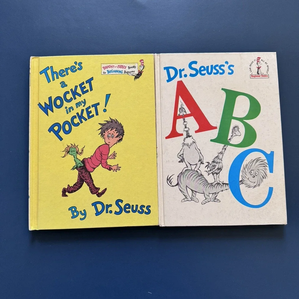 Dr Seuss The Cat in the Hat 1957 B-1 1st Edition Comes Back B-2 1958 Lot of 9